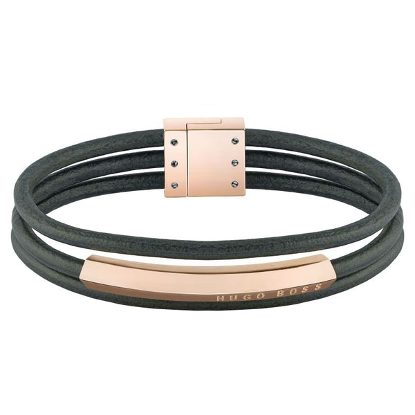 Hugo boss best sale rose gold bracelet