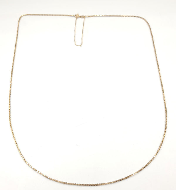 9ct Gold 24-Inch Box Chain 5.98gr