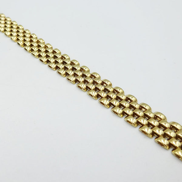 9ct Yellow Gold Flat Watch Jubilee Link Necklace 25.3g - Richard Miles Jewellers