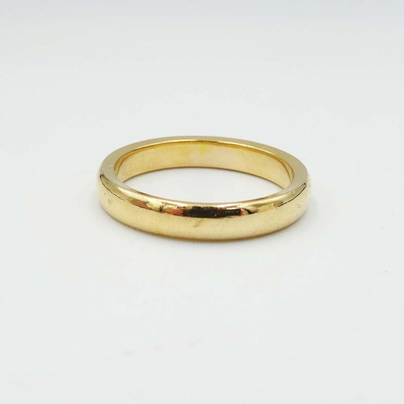 22ct Yellow Gold Wedding Band Size L 1/2