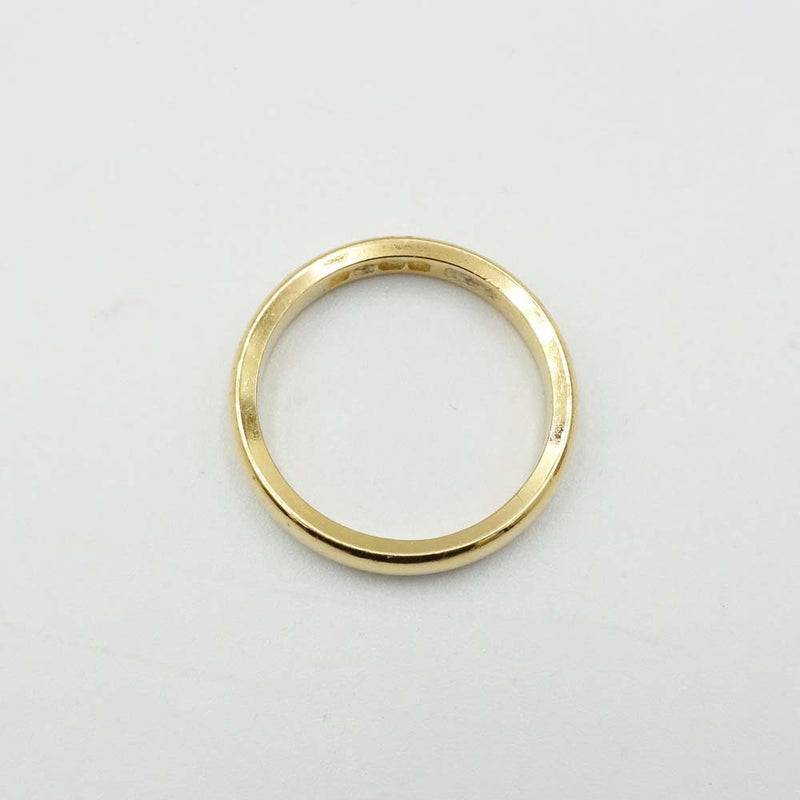 22ct Yellow Gold Wedding Band Size L 1/2